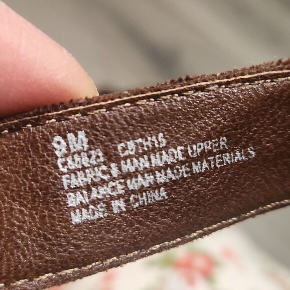 B.O.C. born Lyza Brown Striped Slingback Clogs - Picture 4 of 8